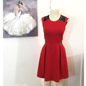 Mossimo Supply Co. Red Sleeveless Dress